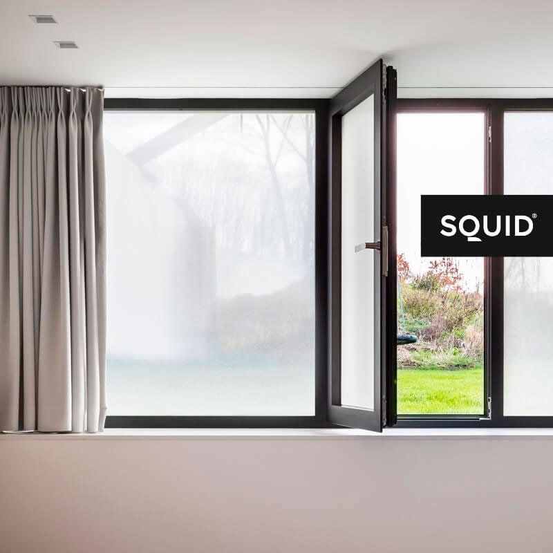 Squid  Textile adhésif pour fenêtres et cloisons vitrées